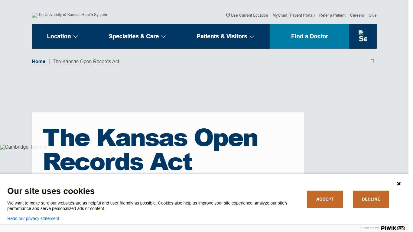 The Kansas Open Records Act